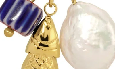 Kozakh Naxos Pendant Necklace In Gold