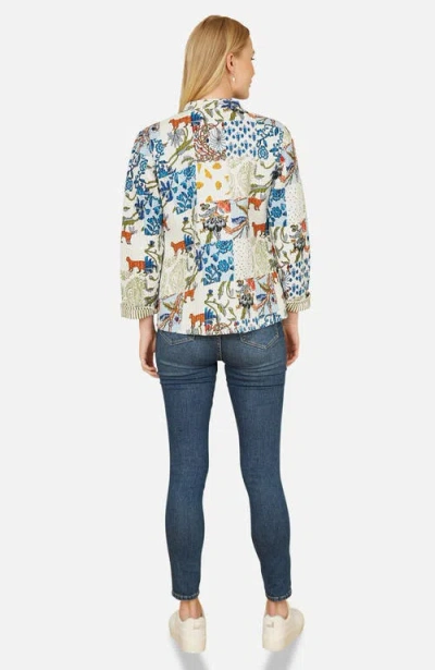 Yumi Indian Patchwork Reversible Jacket In Multi