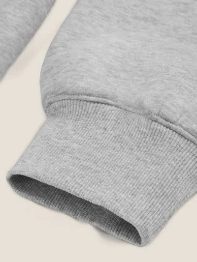 Aelfric Eden Cloud Essential Fleece Pullover Hoodie Super Baggy Set In Gray