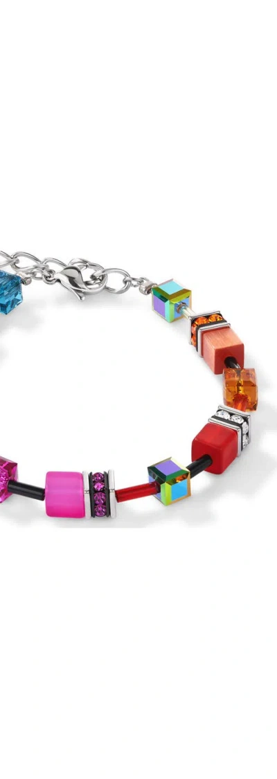 Coeur De Lion Geocube Rainbow Bracelet In Metallic
