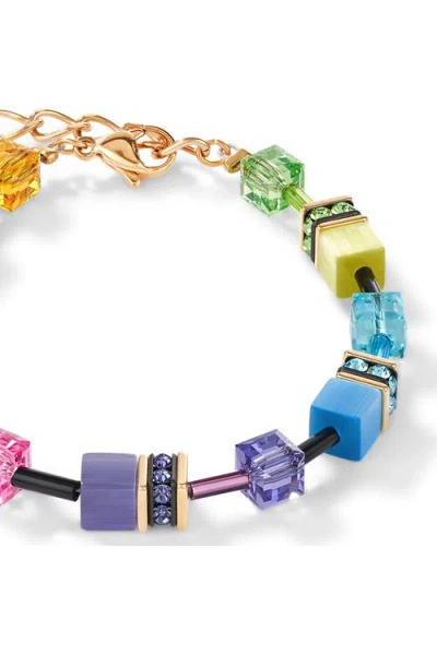 Coeur De Lion Geocube® Rainbow  Bracelet In Multi