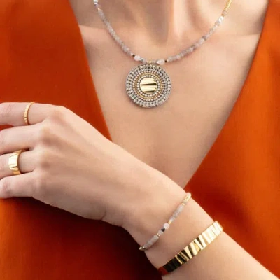 Coeur De Lion Amulet Modern Future Gold Necklace In Gold