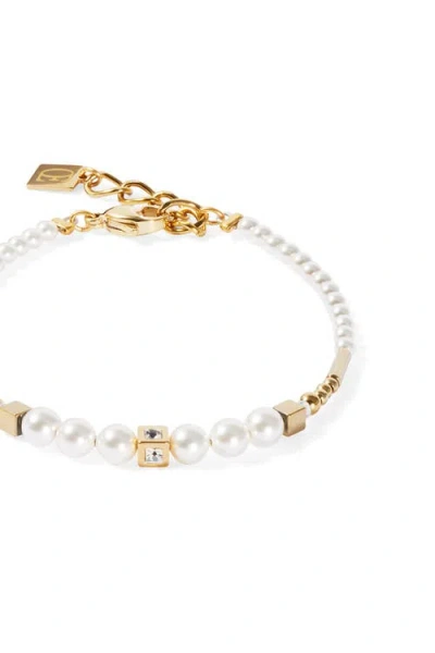 Coeur De Lion Shimmering Princess Gold  Bracelet In Gold