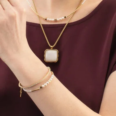 Coeur De Lion Shimmering Princess Gold  Bracelet In Gold