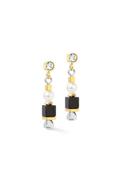 Coeur De Lion Modern Elegance Spikes Earrings In Gold