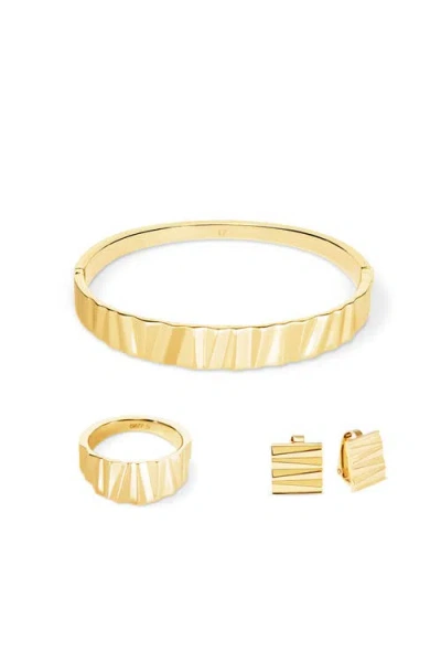 Coeur De Lion Classic Wave Gold Bracelet In Gold