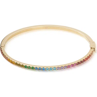 Coeur De Lion Eternal Love Rainbow Bangle In Multi