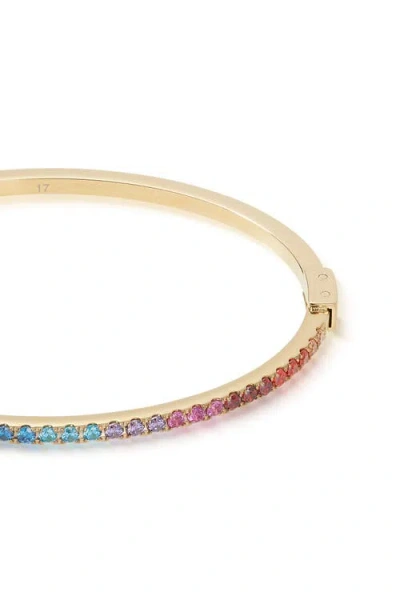 Coeur De Lion Eternal Love Rainbow Bangle In Multi