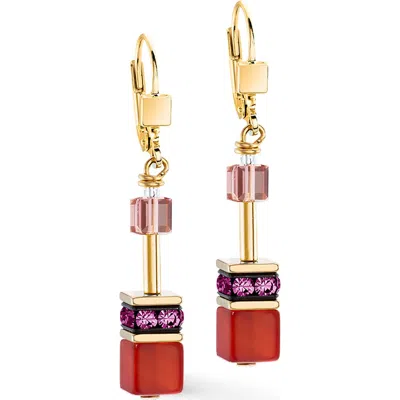 Coeur De Lion Geocube® Iconic Precious Earring In Multi