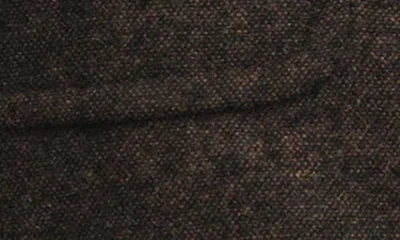 Mango Speckled Crop Wool Blend Jacket In Brown