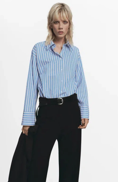 Mango Pleated Straight Leg Pants With Side Zip Hems In Black