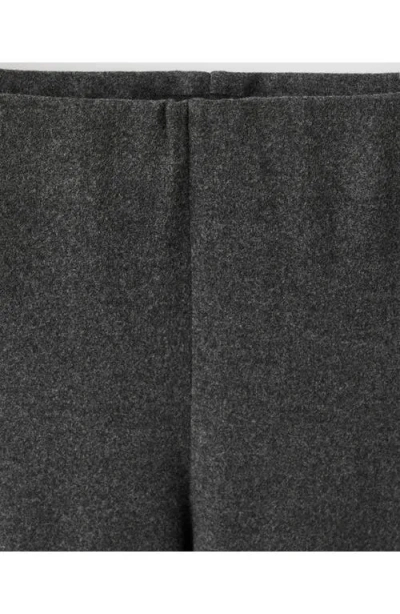 Mango Straight Leg Pull-on Pants In Gray