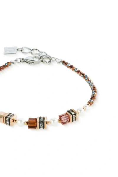 Coeur De Lion Princess Earth Glow  Bracelet In Brown