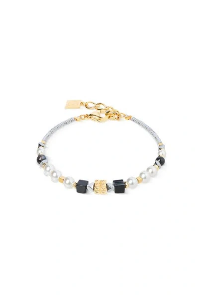 Coeur De Lion Modern Elegance Spikes Gold Bracelet In Metallic