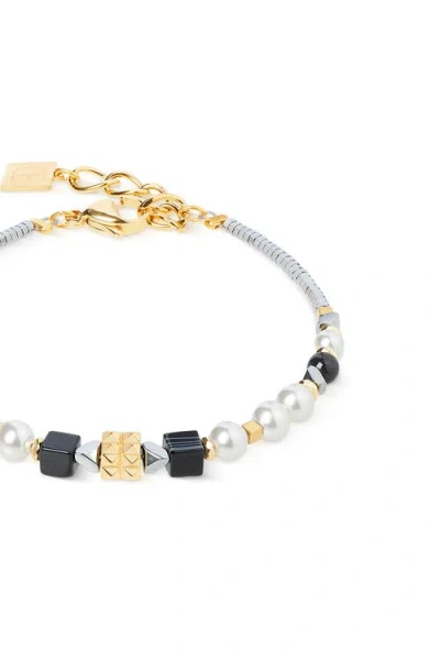 Coeur De Lion Modern Elegance Spikes Gold Bracelet In Metallic