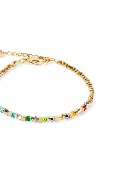 Coeur De Lion Golden Whisper Rainbow  Bracelet In Gold