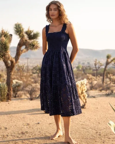 Change Of Scenery Kristen Dress In Blue