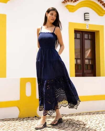 Change Of Scenery Kristen Dress In Blue