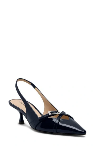 Stuart Weitzman Georgie Kitten Heel Slingback Pump In Multi