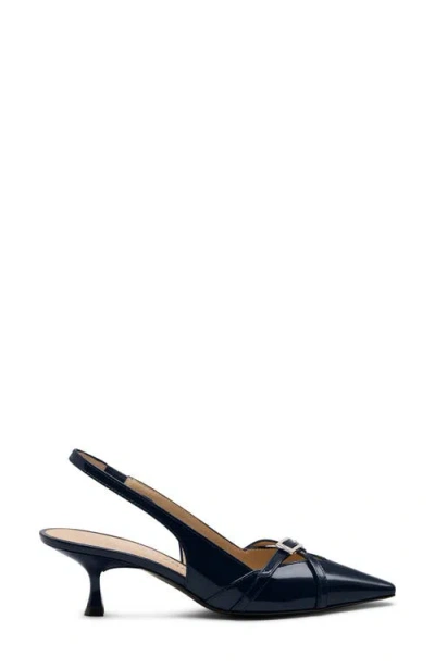 Stuart Weitzman Georgie Kitten Heel Slingback Pump In Multi