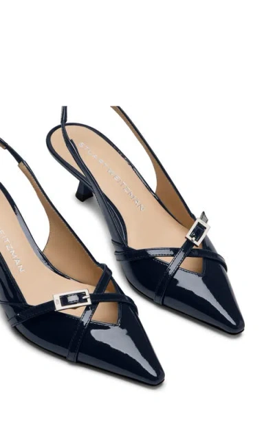 Stuart Weitzman Georgie Kitten Heel Slingback Pump In Multi