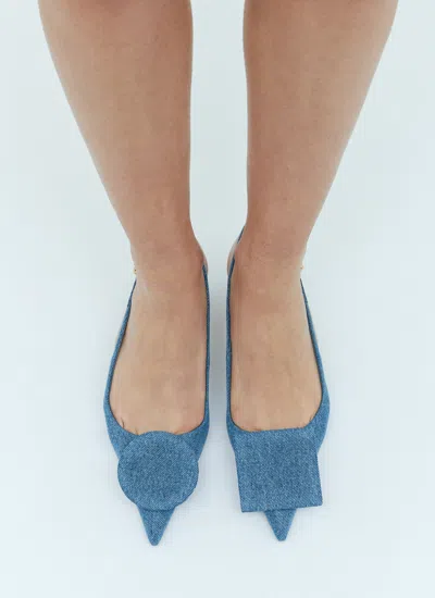 Jacquemus Women Les Slingbacks Duelo Heels In Blue