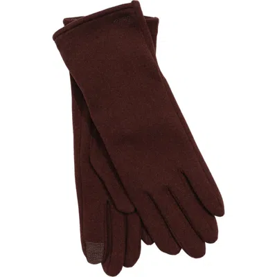 Echo Comfort Stretch Long Touch Glove In Brown