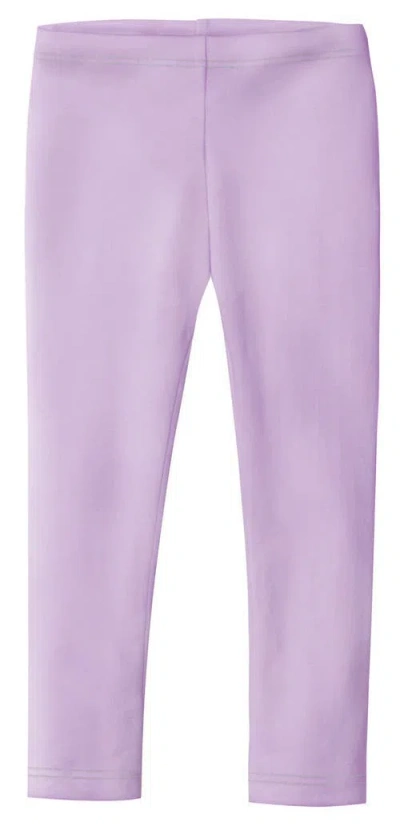 City Threads Girls 100% Cotton Leggings In Purple