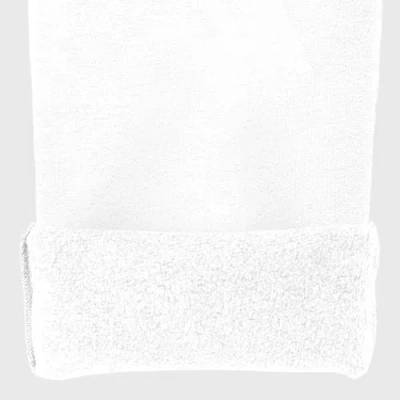 City Threads Girls Soft Fleece Stretch Leggings In White