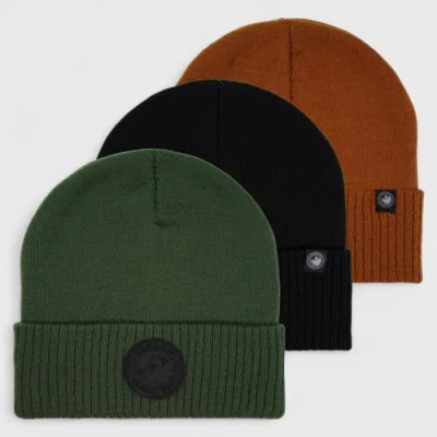 Canada Weather Gear Boys' 3-pack Beanies In Multi