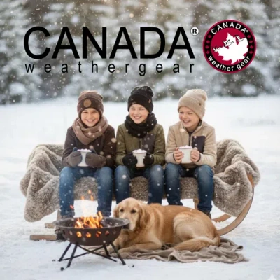 Canada Weather Gear Boys' 3-pack Beanies In Black