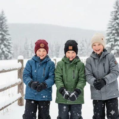 Canada Weather Gear Boys' 3-pack Beanies In Multi