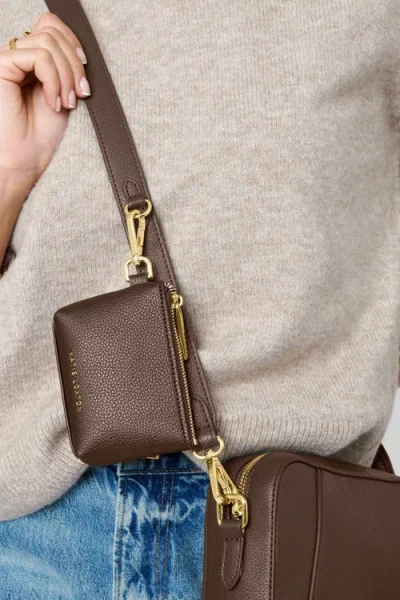 Katie Loxton Evie Clip-on Coin Wallet In Brown