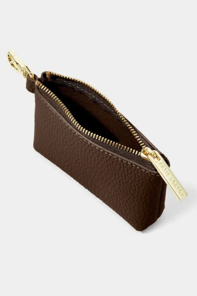 Katie Loxton Evie Clip-on Coin Wallet In Brown