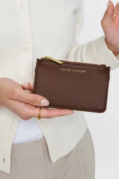 Katie Loxton Hana Coin And Card Holder In Brown