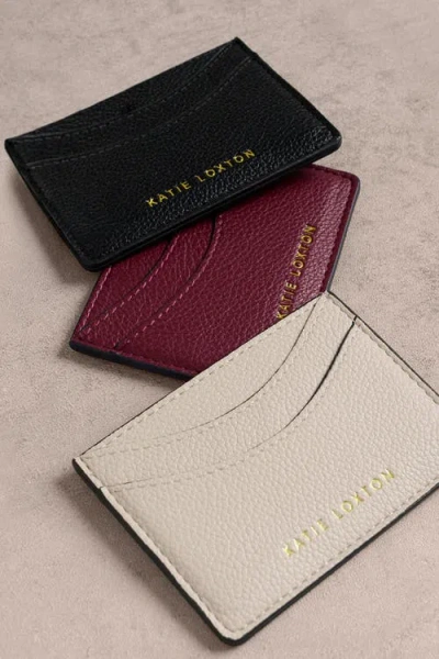 Katie Loxton Alba Card Holder In Burgundy