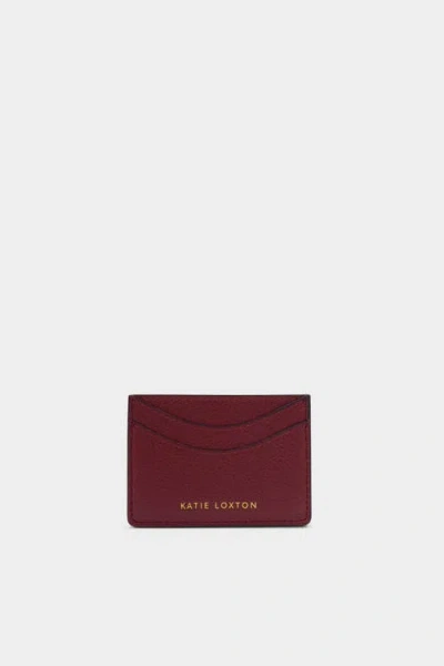 Katie Loxton Alba Card Holder In Burgundy