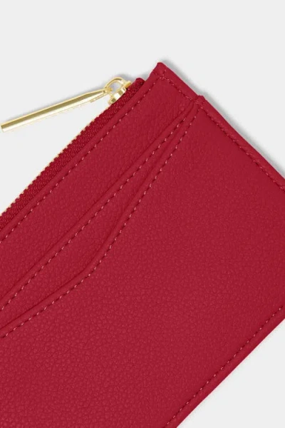 Katie Loxton Hana Coin And Card Holder In Red