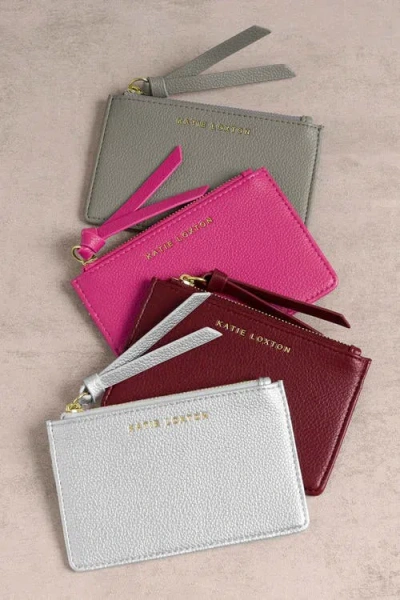 Katie Loxton Hallie Coin And Card Holder In Gray