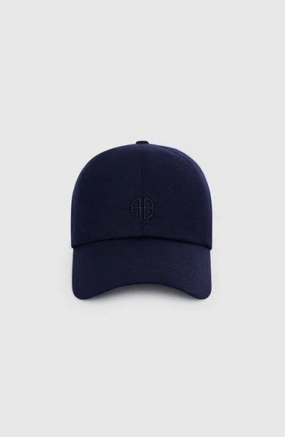 Anine Bing Jeremy Baseball Cap In Blue
