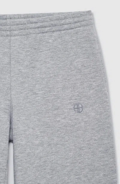 Anine Bing Monogram Kacey Sweatpant In Gray