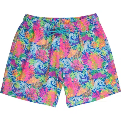 Ruggedbutts Stretch Swim Trunks In Multi
