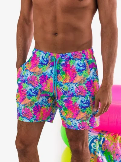 Ruggedbutts Stretch Swim Trunks In Multi