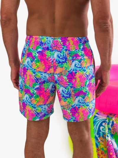 Ruggedbutts Stretch Swim Trunks In Multi