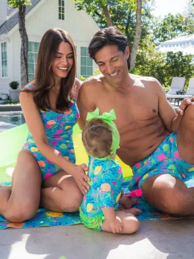 Ruggedbutts Stretch Swim Trunks In Multi