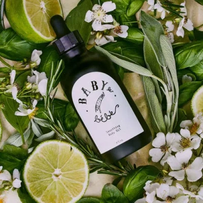 Baby Le Bébé Smoothing Body Oil In Black