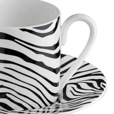 Cavalli Coffee Cup & Saucer With Luxury Box In Multi