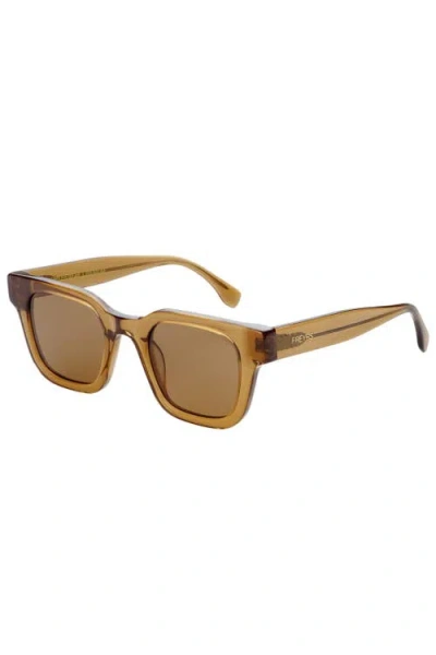 Freyrs Eyewear Atlas Square Sunglasses In Brown