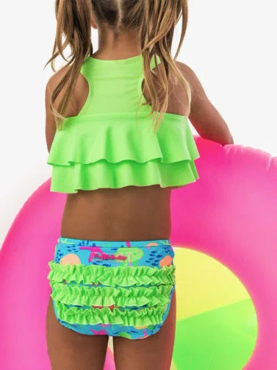Rufflebutts Baby Girls Flounce Bikini In Multi