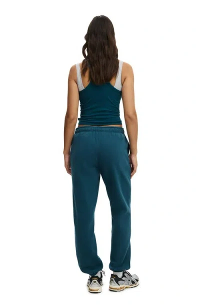 Cotton On Body Plush Essential Gym Sweatpant In Blue